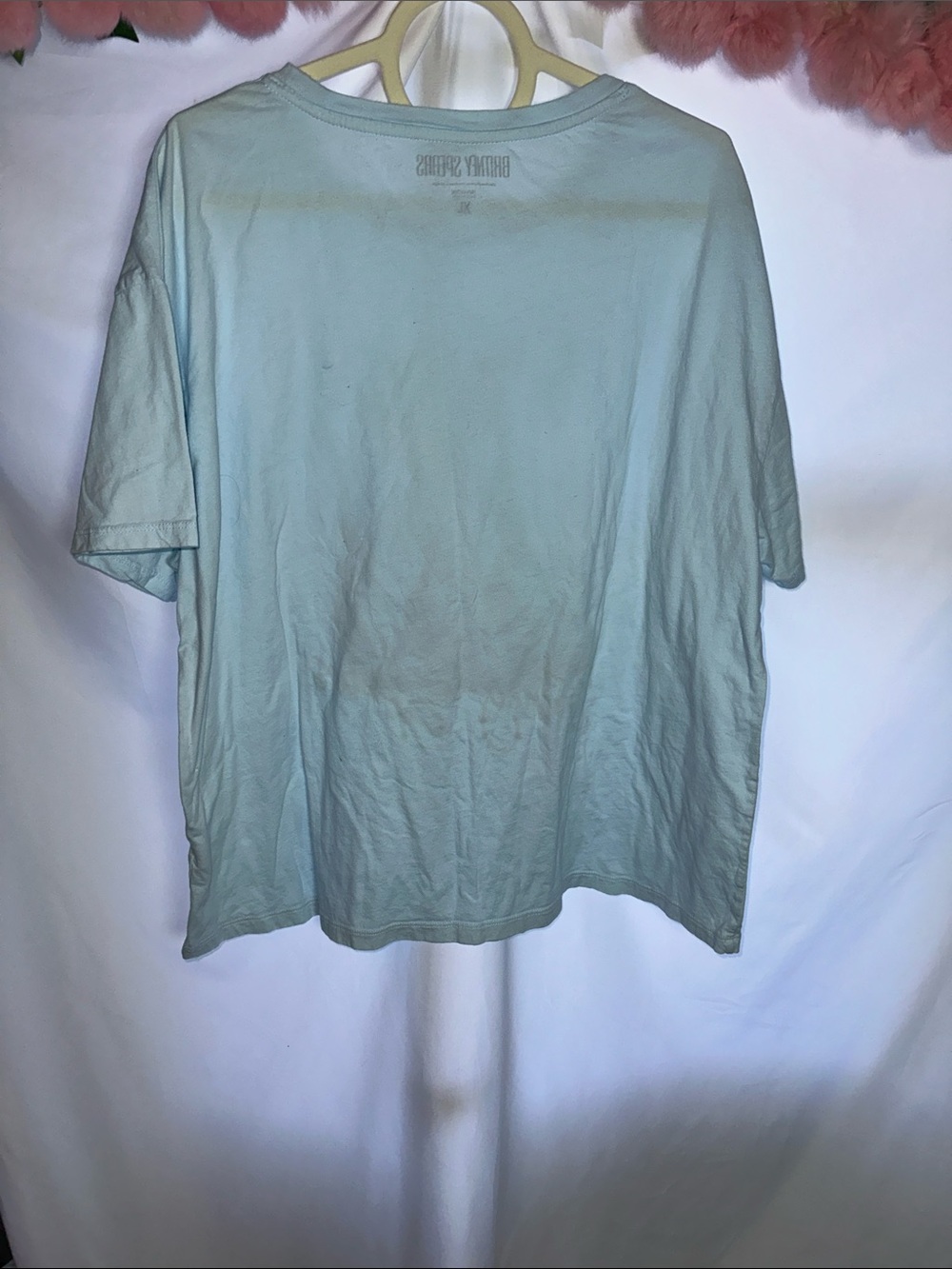 Britney Spears Light Blue Graphic Tee - Triple Photo Print - Picture 5 of 5